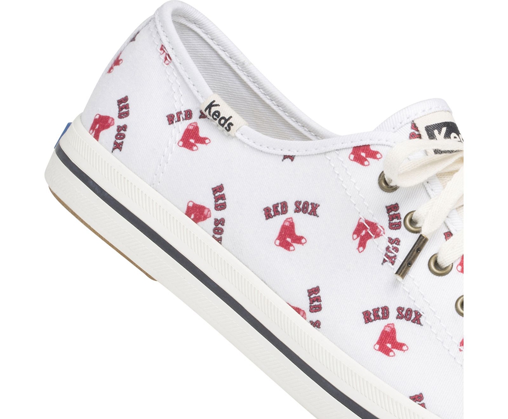 Tenis Keds Mujer Blancos/Rojos - Kickstart Mlb® - 2650-XWFJH